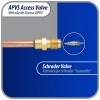 Appli Parts APVS-14142 1/4 in SAE Access Schrader Valve x