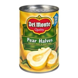 Del Monte Fruit Pear Halves in Heavy Syrup, 15.25 Ounce -- 12 per case.