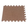 10pcs Cotton Linen Interlocking Carpet Tiles Anti Slip Floor Protection