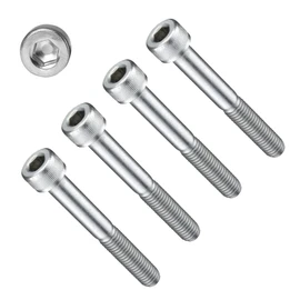 TERF® M6 X 90mm Hex Socket Cap Head Machine Screws Stainless Steel A2 (304) Machine Screw M6 (6mm) X 90mm Allen Key Hexagonal Socket Cap Bolts - Pack of 4