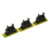 3pcs Electric Trimmer Replacement Blades Precise Cutting Professional T Shape