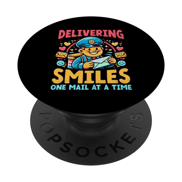 Delivering Smiles One Mail At A Time Postal Worker PopSockets