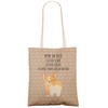 Mr. & Mrs. Panda Corgie Po Shopping Bag, brown
