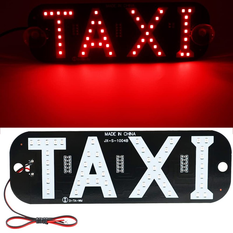 NSKANQI 2pcs Taxi Led Car Windscreen Cab Indicator Lamp 12V