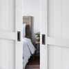 JOY DECOR 2 Pack Pocket Door Handles, 4.72" Rectangular Recessed