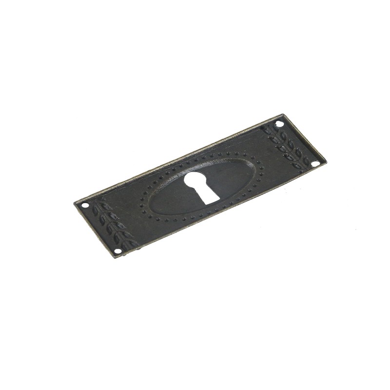 T Tulead Keyhole Cover Lock Escutcheon Plate Iron Rectangular Keyholes