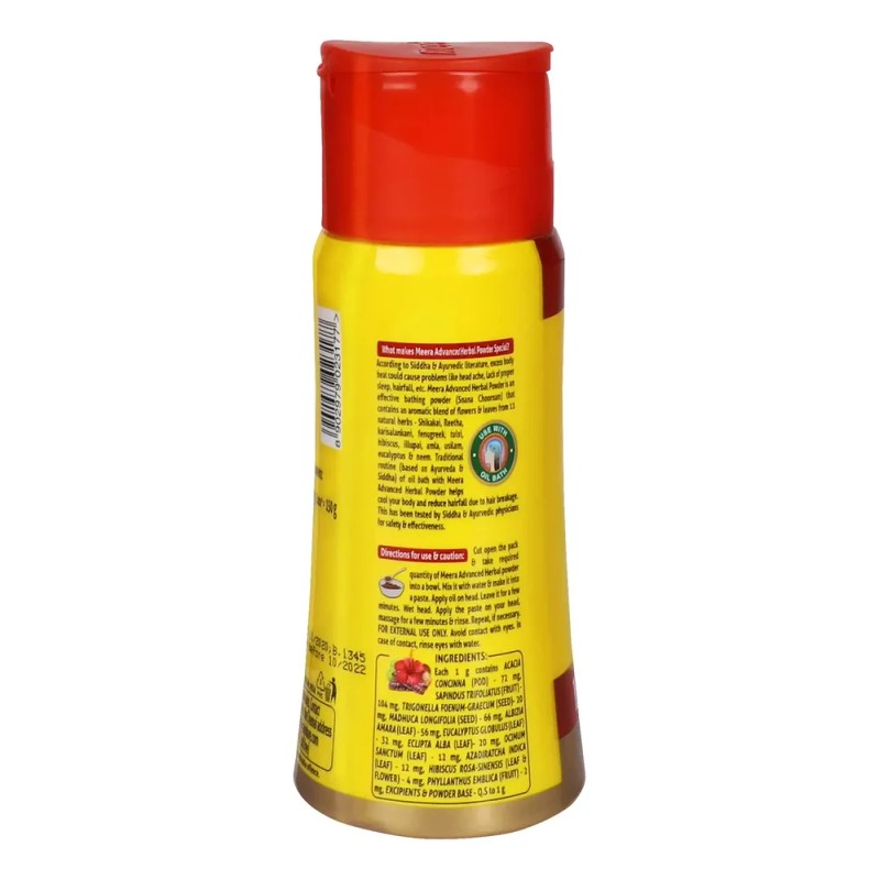Jabón En Polvo Meera Advanced Herbal 150 G (150 Ml)
