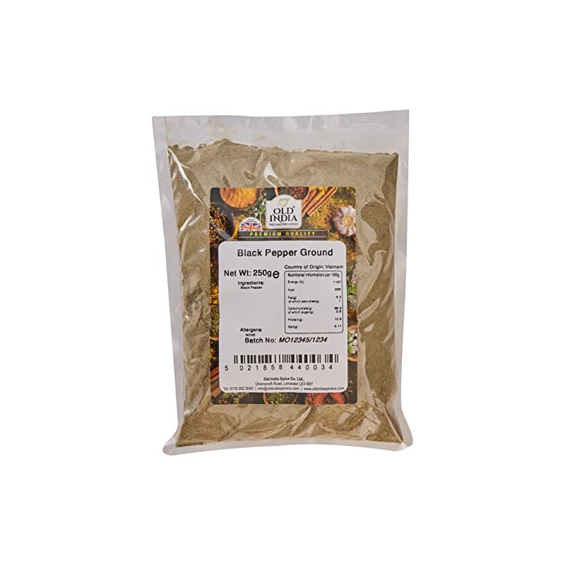 Old India Black Pepper Ground 250g