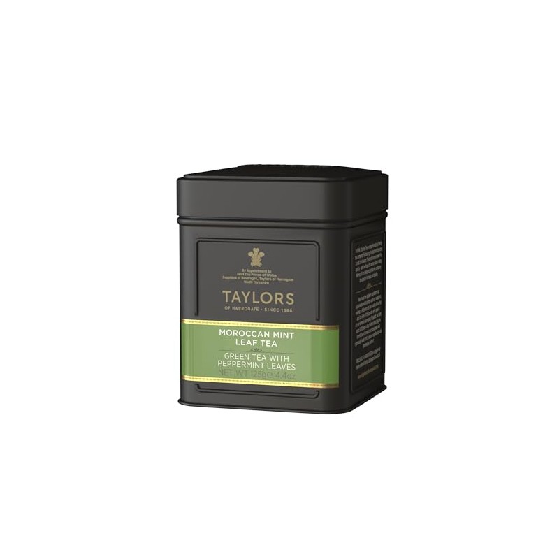 Taylors of Harrogate Moroccan Mint Green Leaf Tea Caddy 125g