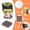 OOTSR Pack of 16 Sublimation Blank Fridge Magnets, DIY Decorative