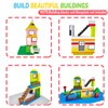Cabeeskii Building Blocks Accessories, 50 Pieces Doors and Windows Set,