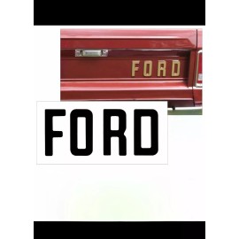 Ford Old School Ford Decals Tailgate 6"