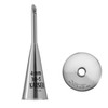 Kaiser 4 mm Stainless Steel Cupcake Filling Nozzle, Seamless &