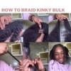 Style Icon 1 Bundle Afro Kinkys Bulk Human Hair (14",