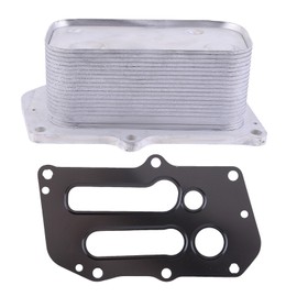 Slakerbe Engine Oil Cooler Kit With Gasket,0412 4263 0412-4263 04124263 Oil Cooler fit for Deutz Engine D2.9 TD2.9 TCD2.9 TCD3.6 TCD3.6L4