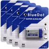 BlueDot Trading Heavy Duty 9 Volt Alkaline Batteries for Smoke