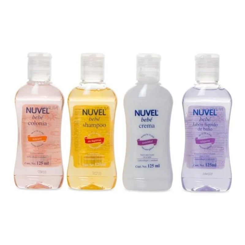 Kit De Baño Para Bebe Lila