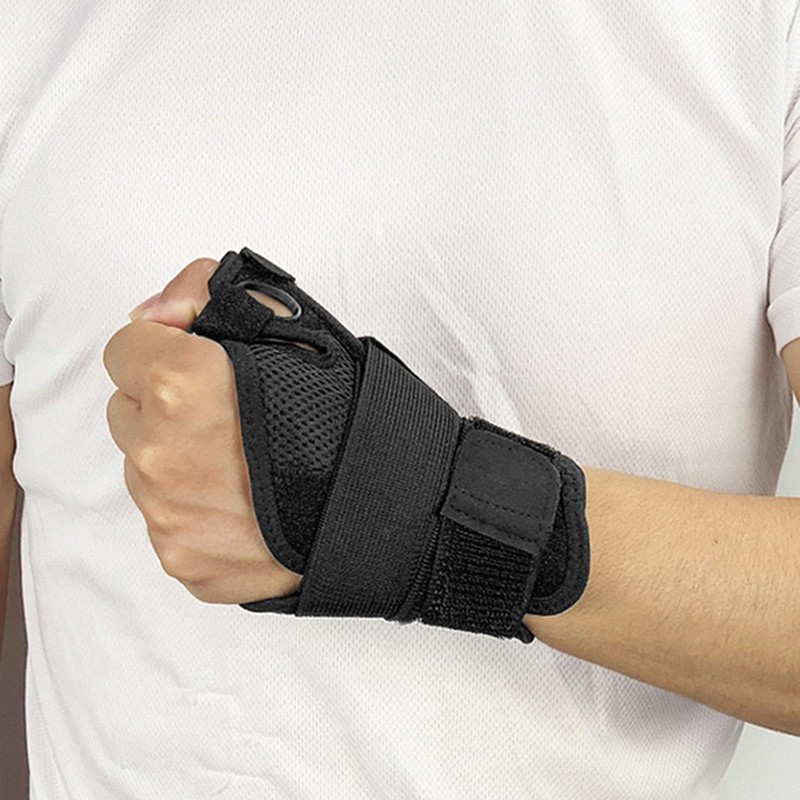 LQSCJS Thumb Brace Adjustable Thumb Orthosis Left, Ergonomic Thumb Brace