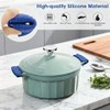 2 Pairs Silicone Pot Handle Holders,Hot Skillet Handle Covers,Anti-Slip Silicone