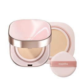 Anjumain Mastina Natural Glow Cushion Set SPF 50+ /PA++++ (1 product 15g + 1 refill 15g + 1 puff) No. 23/Medium × 1 set / 매스티나 내추럴 글로우 쿠션 세트 SPF 50+ /PA++++ (본품 15g 1개+리필 15g 1개+퍼프 1개) 23호/미디엄 × 1세트