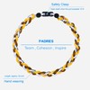 SUPBOMM Baseball Rope Necklaces, League Team Colors Braided Necklace, Baseball