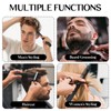 LPZMPZ 3-in-1 Men's Hair Comb, Beard Comb, Folding Comb with