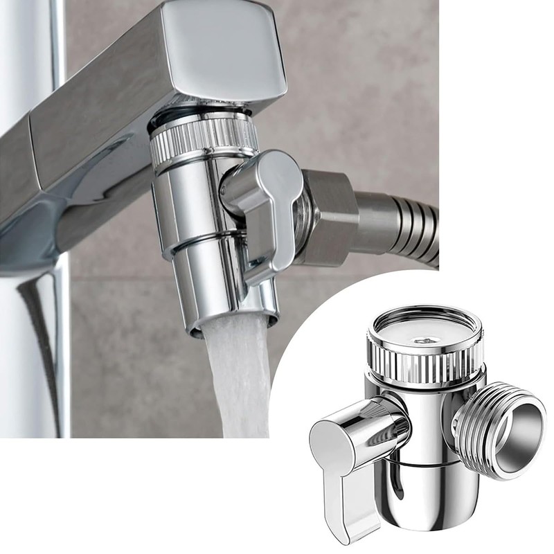 Laroal Three-Way Diverter Valve Tap Connector Suitable for M22 M24
