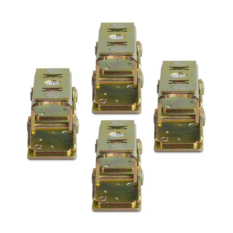 JOYOKYOPK Heavy Duty 4-1/4" Magnetic V-Pads Kit 4 PCS Welding