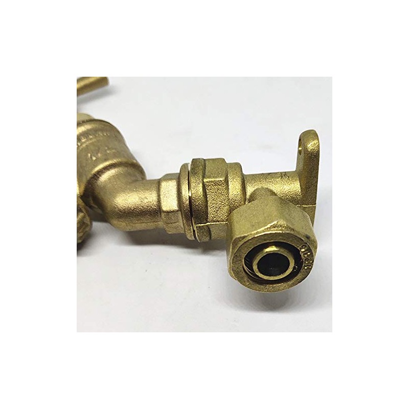 Garden Tap, Brass Outdoor Garden TAP with WALLPLATE Bracket 15MM