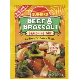 SUNBIRD MIX SSNNG BEEF BROC, 1 OZ