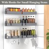 HuggieGems 6 Pack Magnetic Spice Rack Organizer for Refrigerator and