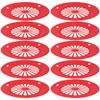 DOITOOL 10Pcs Reusable Plastic Paper Plate Holder for Party BBQ