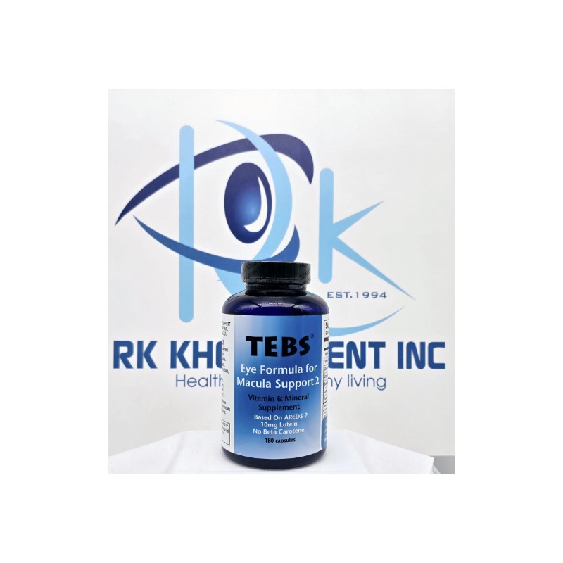 1 Bottles TEBS for Macular Degenaration Eye Vitamins AREDS 2