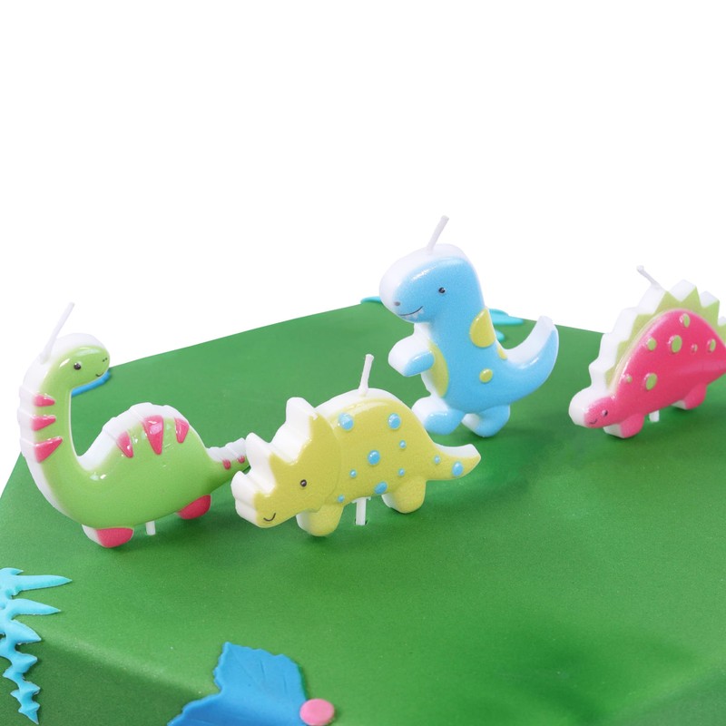 PME - Set di Candele a Forma di Dinosauro, Confezione