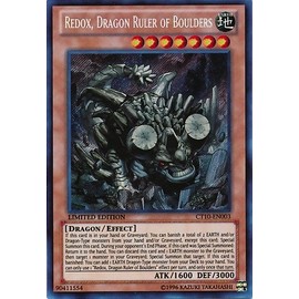 Yu-Gi-Oh! - Redox, Dragon Ruler of Boulders (CT10-EN003) - 2013 Collectors Tins - Limited Edition - Secret Rare