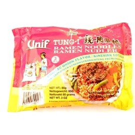 uni president tung-i ramen noodles (chinese onion flavor) - 3oz [30 units] (073217060013)