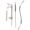 TUOREN Silver Violin Sound Post Tool Set Include S Style