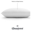 Beautyrest Latex Foam Bed Pillow with Removable Cotton Cover, King