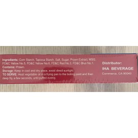 GIANT BRIDGE BRAND Shrimp Prawn Chips Premium Quality 6-pack 227g Each BRIDGE BRAND Crackers COLOR