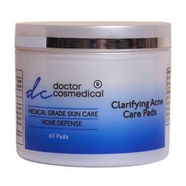 Doctor Cosmedical Clarifying Acne Control Pads | Glycolic Acid Pads for Pimple Patches for Clean and Clear Skin | Salicylic Pads for Acne | Dermatologist Tested Acne Pads | pack of 60