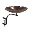 Achla Designs 201-2014 Burnt Copper Rail Mount Bracket Birdbath
