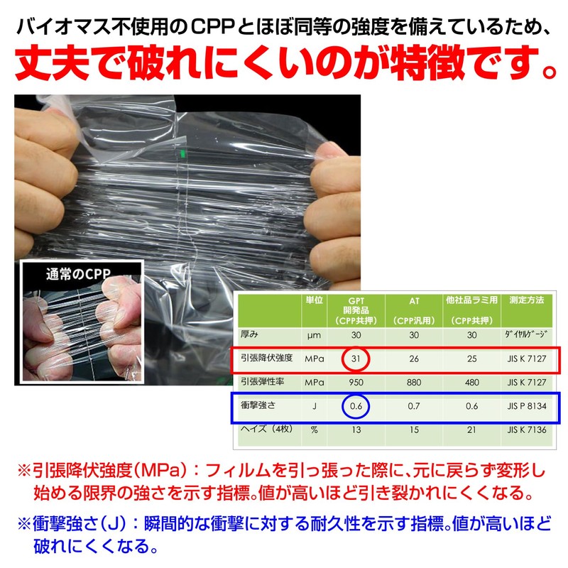 (Eco-friendly) Biomass CPP Bag with Tape (For A5) (Anti-Tear Sheepe),