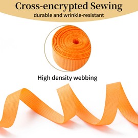 Pack of 10 lashing straps, lashing straps, 25 mm x 4 m, lashing straps with clamping lock, for bicycles, trolleys, luggage, according to DIN EN 12195-2 (orange colour 4M)