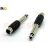 POPESQ® 2 pcs. Jack Adaptor RCA Female 6.35 mm Mono