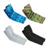 Hicool Cooling Arm Sleeves for Riding, Sports, and Outdoor Activities - Comfortable, Breathable, UV Protective Size/Dark Green Pattern 15ea