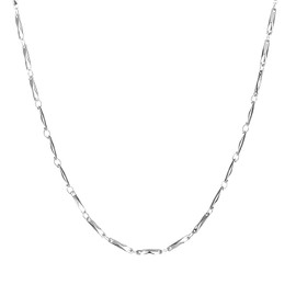 Jeroot Women's Magnetic Necklace, Stylish, Width 0.08 inch (2 mm), Total Length 17.7 inches (45 cm), Chain, Popular, Exclusive Box, No Gemstone
