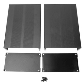 Telituny Aluminium Housing Electronics, 55 x 106 x 150 mm DIY Junction Box Housing Empty Housing Aluminium Housing Box Junction Box Aluminium Housing Project Box for Controller GPS Circuit Board