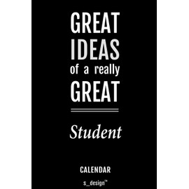 Calendar for Students / Student: Everlasting Calendar / Diary / Journal (365 Days / 3 Days per Page) for notes, journal writing, event planner, quotes & personal memories