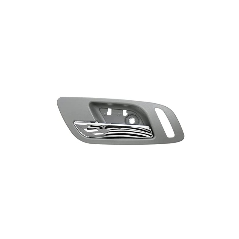 TRQ Front Inner Inside Interior Door Handle Titanium & Chrome