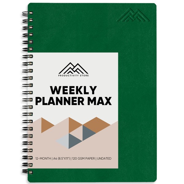 2025 Planner. 8.5" x 11" Spiral-Bound Weekly, Monthly and Daily